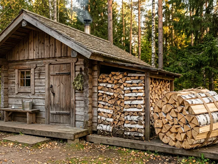 Дровник под ключ — Авсюнино